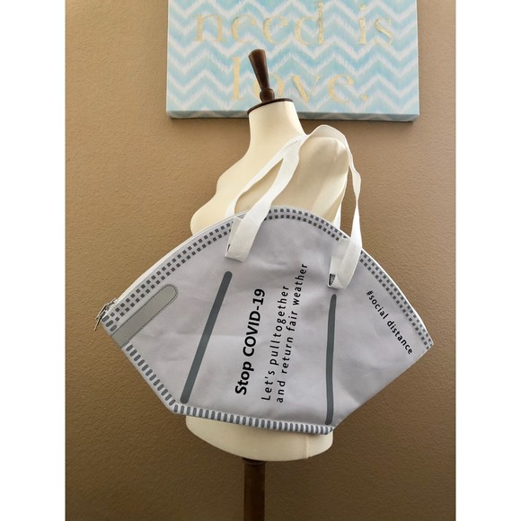 *NEW* Novelty Mask Tote Bag - Picture 2 of 4